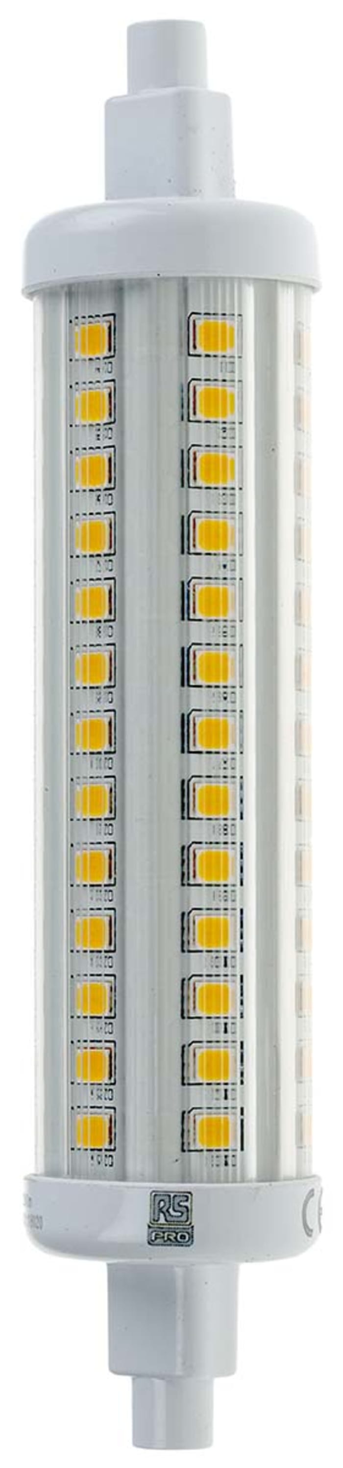 RS PRO 9.5 W R7S 1200 lm LED Linear Lamps 220 → 240 V 118 mm 25mm 83W