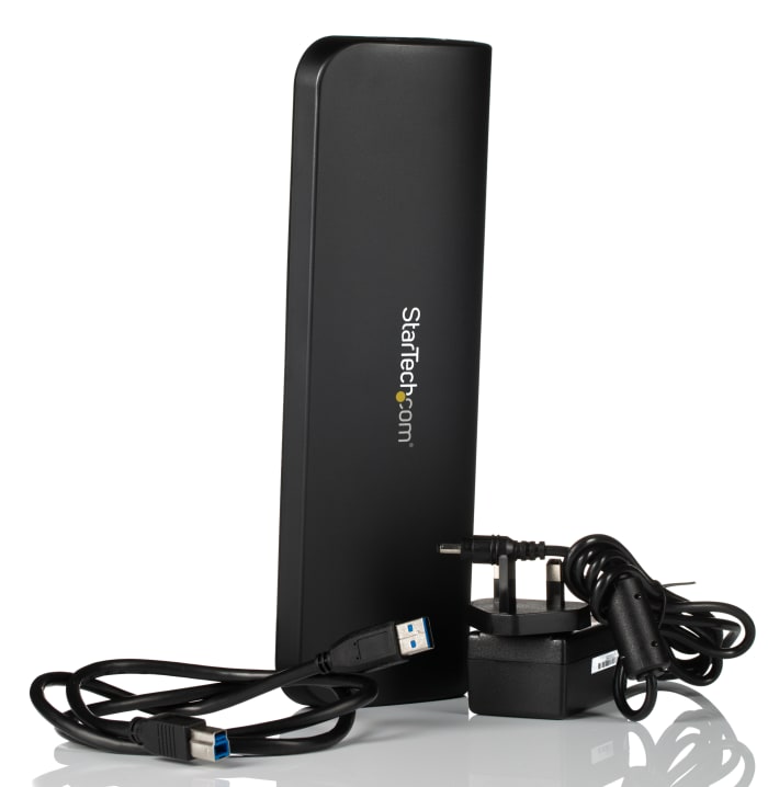 StarTech.com Dual Monitor USB 3.0 Docking Station with DVI, HDMI, VGA - 3 x USB ports, USB A, USB B