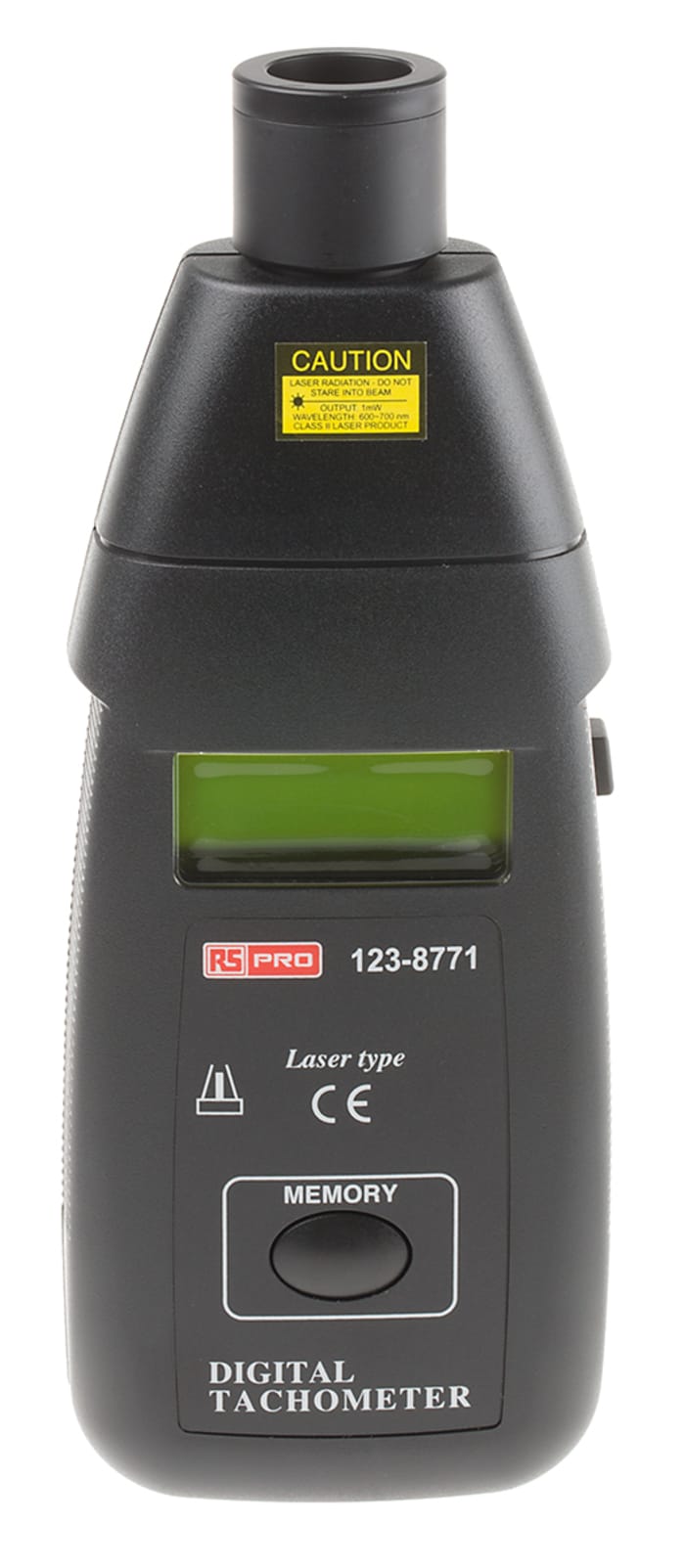 RS PRO Tachometer Best Accuracy ±0.05 % - Laser LCD 99999rpm