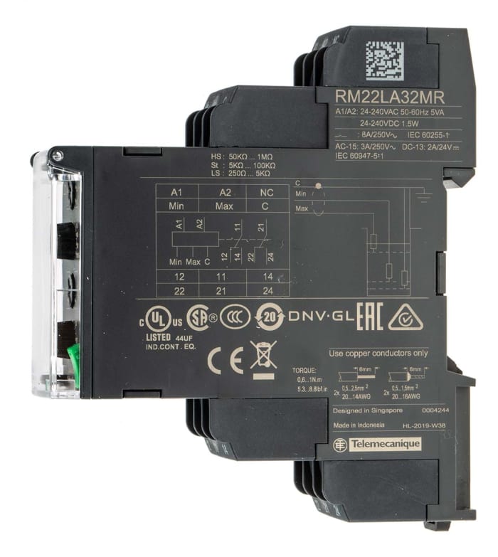 RM22LA32MR Schneider Electric Schneider Electric DIN Rail Level