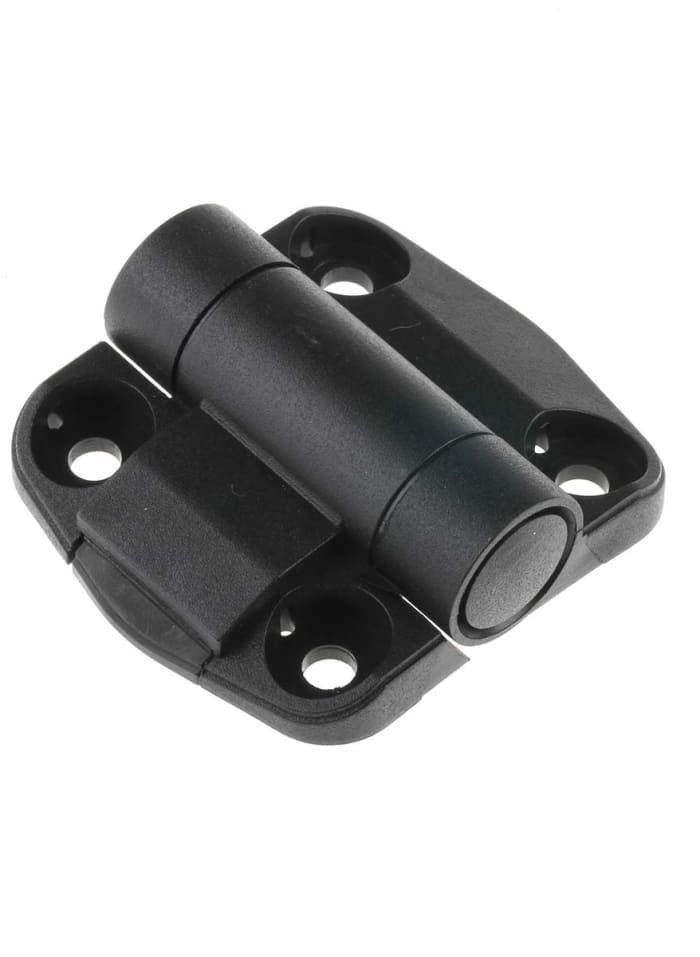 RS PRO Thermoplastic Detent Hinge, Screw Fixing, 57mm x 51mm