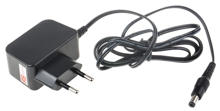 RS PRO 7.5W Plug-In AC/DC Adapter 9V dc Output, 840mA Output