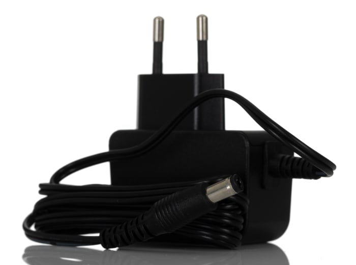 RS PRO 12W Plug-In AC/DC Adapter 9V dc Output, 1.33A Output