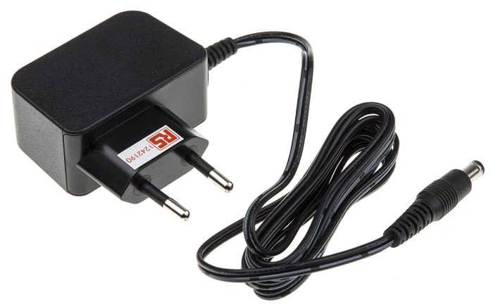 RS PRO 12W Plug-In AC/DC Adapter 12V dc Output, 1A Output