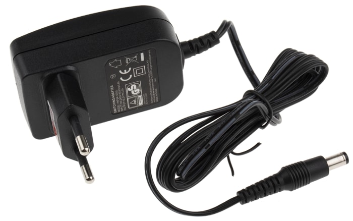 RS PRO 24W Plug-In AC/DC Adapter 12V dc Output, 2A Output