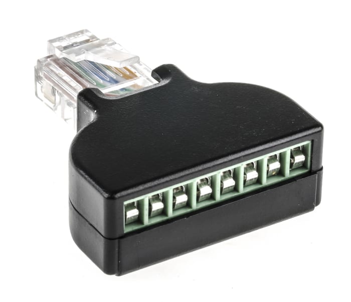 RS PRO | RS PRO CLB Series 8 Port RJ45 Adapter | 124-2520 | RS