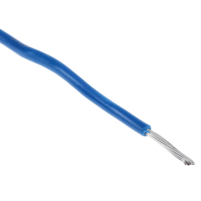 Alpha Wire Hook-up Wire PVC Series Blue 0.81 mm² Hook Up Wire, 18 AWG, 16/0.25 mm, 305m, PVC Insulation, 3055 BL001