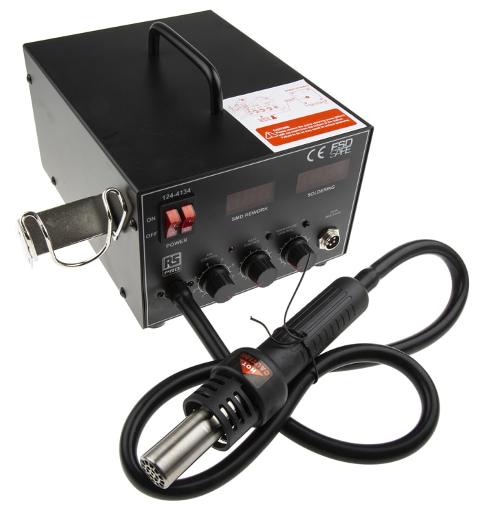 Professional hot air rework station top