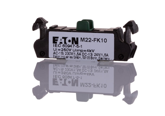 Eaton RMQ Titan M22 Series Contact Block, 24 V dc, 230V ac, 1NO