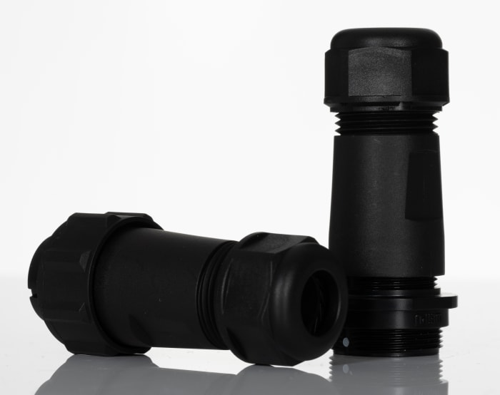 RS PRO Circular Connector, 4 Contacts, Cable Mount, Plug and Socket, Male and Female Contacts, IP68