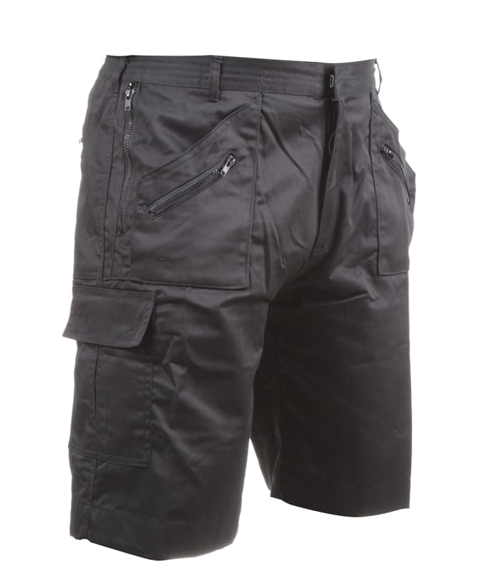 RS PRO Black Polycotton Work shorts, M