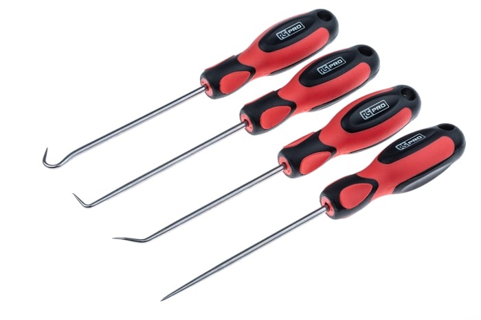 RS PRO 4 Piece Hook and Pick Set