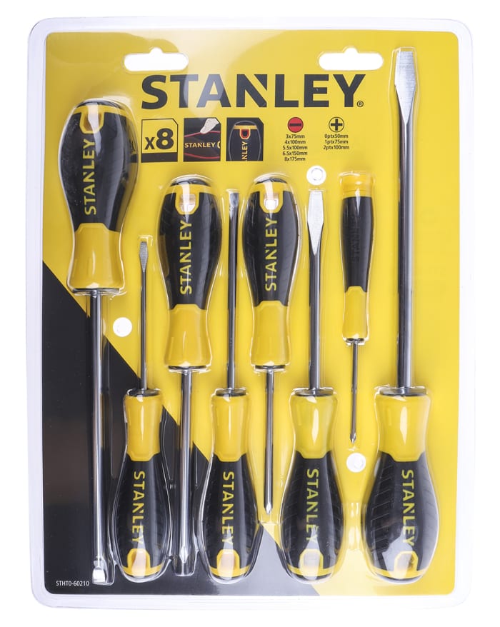 Stainless Steel 10 Pieces Stanley Screwdriver Set, For Bolt Tightening,  Model Name/Number: STHT60799 at Rs 1800/set in Bengaluru