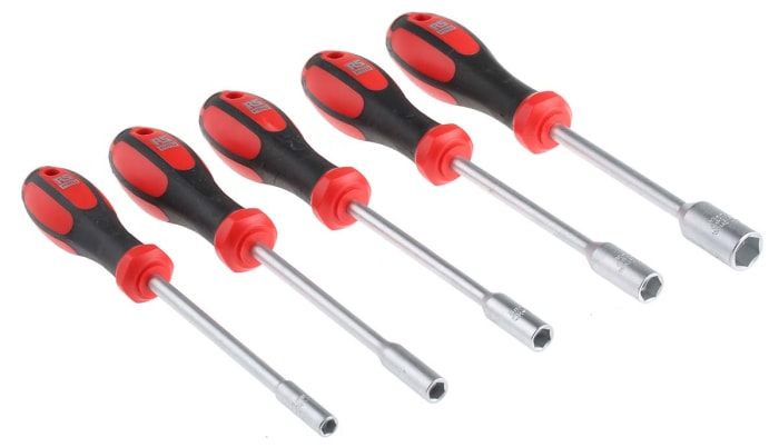 RS PRO RS PRO Hex Nut Driver Set 6 mm 7 mm 8 mm 10 mm 13 mm