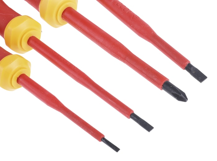 RS PRO RS PRO G99401 Phillips; Slotted Insulated Screwdriver Set, 4
