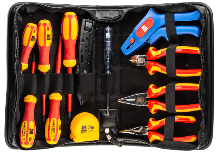 RS PRO 12 Piece Tool Kit, VDE Approved