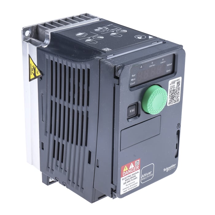 Schneider Electric Variable Speed Drive, 0.37 kW, 1 Phase, 230 V ac, 5.9 A, ATV320 Series