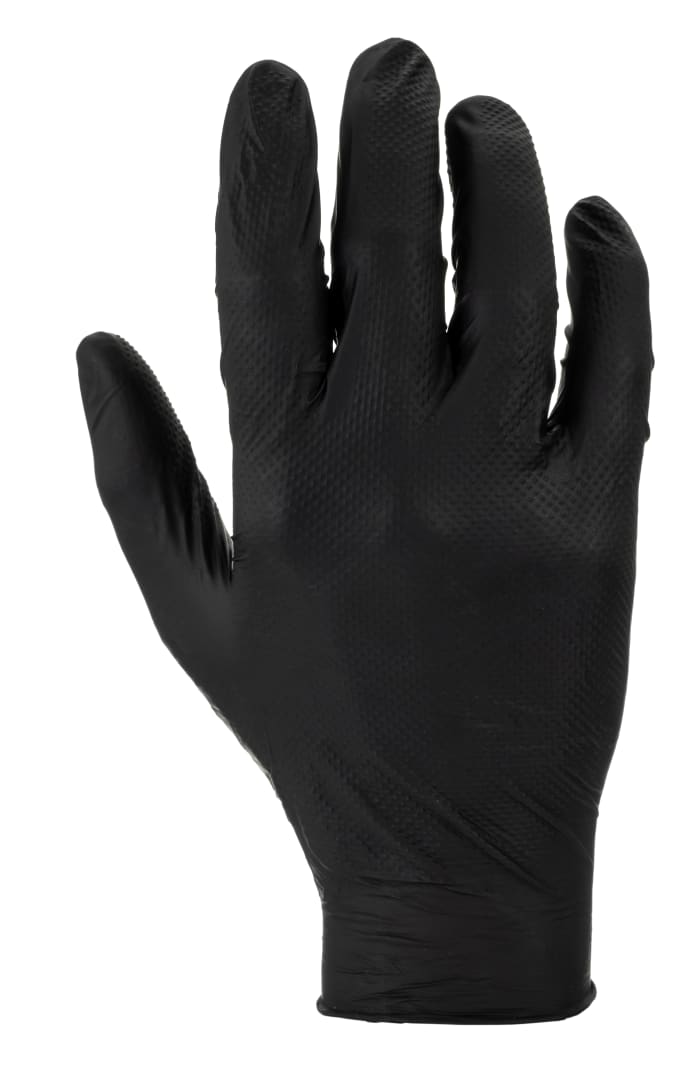 Gants jetables Polyco Healthline Finite Black taille 9, L, Nitrile Non poudrés, x 100 gants