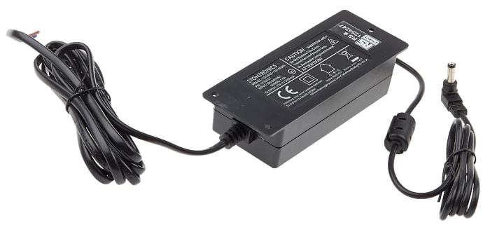 RS PRO 60W Plug-In AC/DC Adapter 12V dc Output, 0 → 5A Output