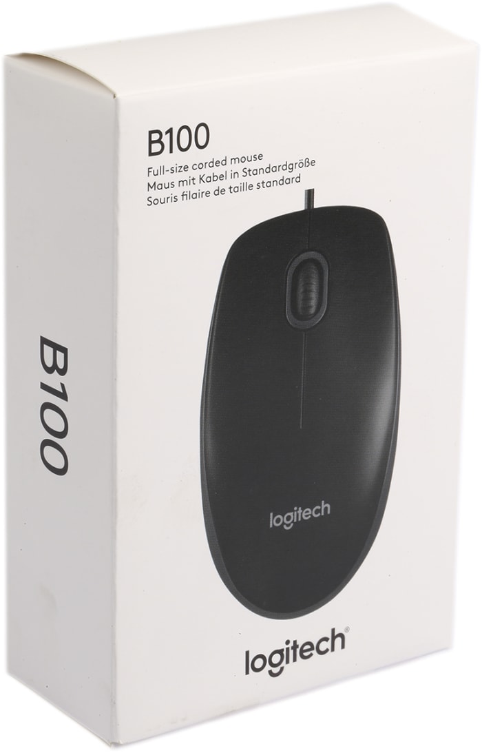 Logitech mouse b100 deals