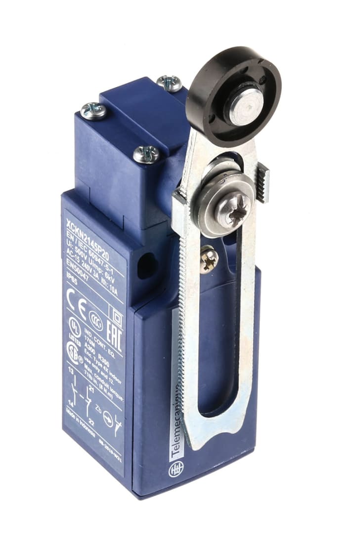 Interrupteur de fin de course Telemecanique Sensors OsiSense XC, Levier à galet, NO/NF, 10A, 240V