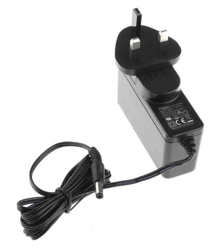 RS PRO 24W Plug-In AC/DC Adapter 12V dc Output, 2A Output