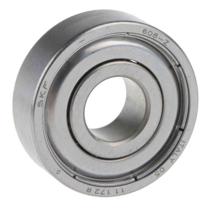 SKF, Sabit Bilyalı Rulman, 608-Z, İç Çap: 8mm, Dış Çap: 22mm