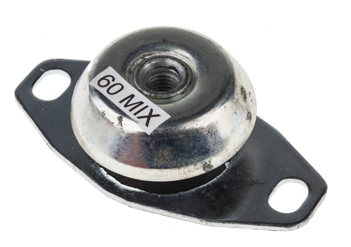 RS PRO | RS PRO Round M12 Anti Vibration Mount with 118kg Compression ...