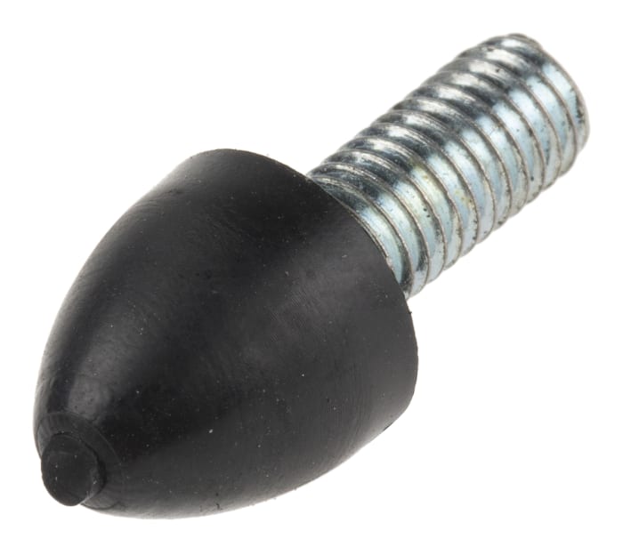 Soporte antivibración RS PRO, Tope de choque, Ø 10mm, alt. 10mm, rosca M5, carga máx. 10kg