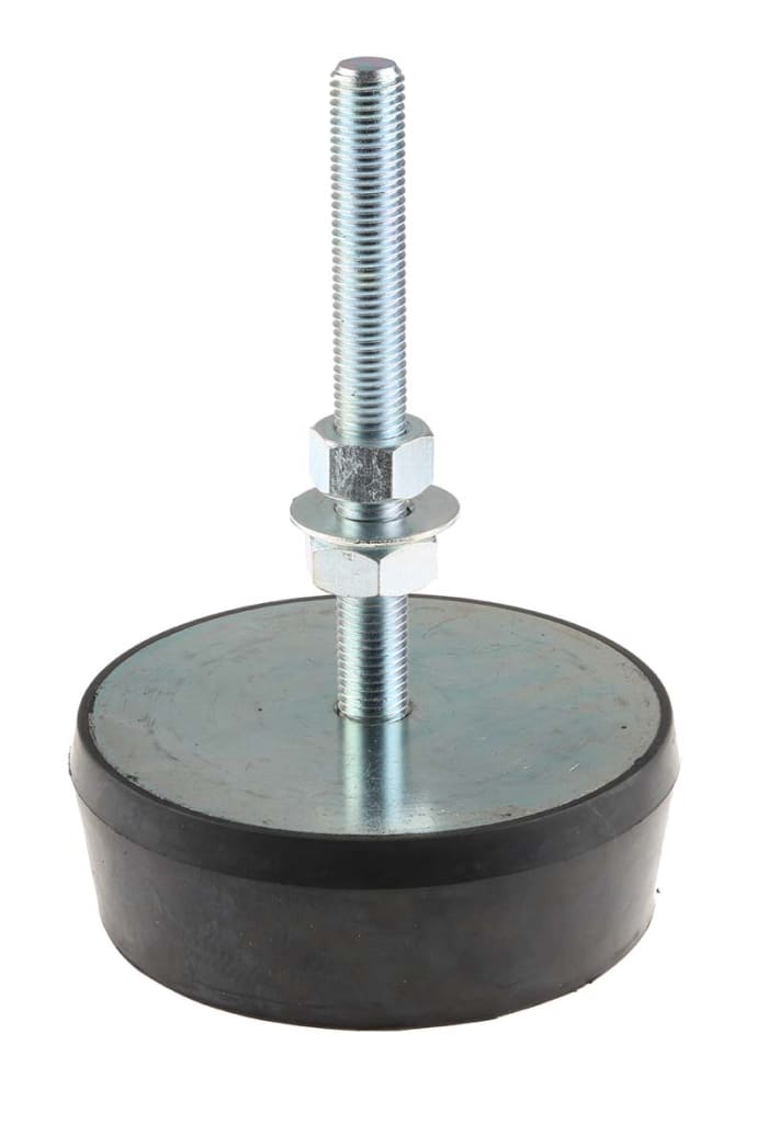 Soporte antivibración RS PRO, Cilíndrico, Ø 170mm, alt. 167mm, rosca M20, carga máx. 1600kg