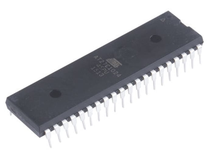 Microchip 1Mbit EPROM 40-Pin PDIP, AT27C1024-45PU