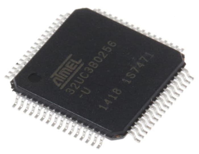 Microchip Mikrodenetleyici, 32Bit AVR32, 60MHz, 256 kB Flash TQFP, 64-Pinli AT32UC3B0256-A2UT