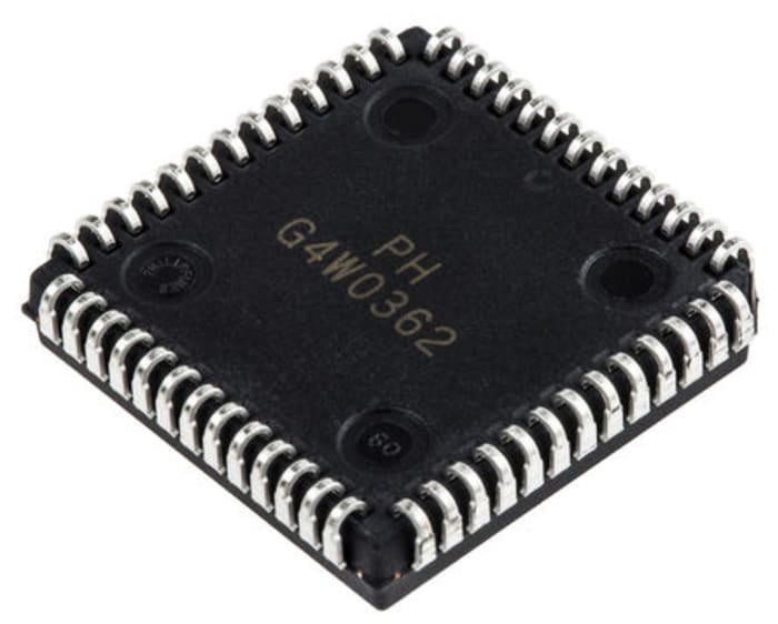 Microchip, 8bit 8051, AT89 Microcontroller, 48MHz, 32 kB Flash, 52-Pin PLCC