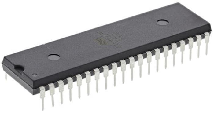 Microchip, 8bit 8051, AT89 Microcontroller, 24MHz, 20 kB Flash, 40-Pin PDIP