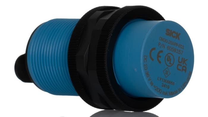 SICK Capacitive Threaded Barrel Proximity Sensor, M30, 25 mm Detection, PNP NO+NC, 10 → 36 V dc