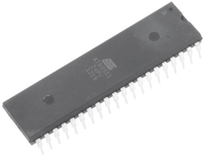 Microchip, 8bit 8051, AT89 Microcontroller, 24MHz, 4 kB Flash, 40-Pin PDIP
