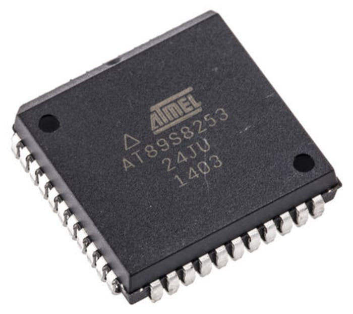 Microcontrôleur, 8bit, 256 B RAM, 12 Ko, 24MHz, PLCC 44, série AT89