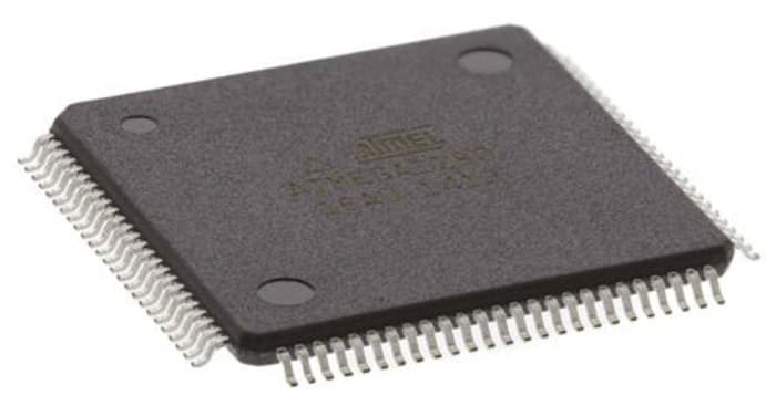Microchip, 8bit AVR, ATmega Microcontroller, 16MHz, 128 kB Flash, 100-Pin TQFP