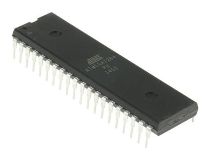 Microchip, 8bit AVR, ATmega Microcontroller, 20MHz, 128 kB Flash, 40-Pin PDIP