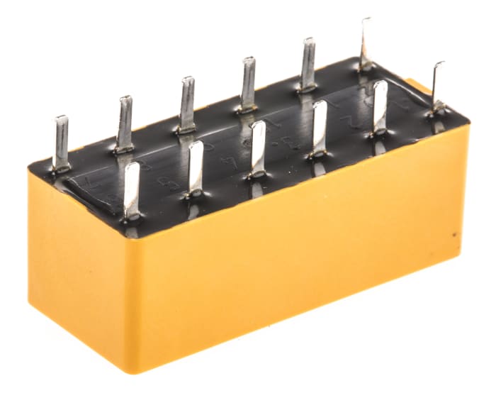 Panasonic PCB Mount Power Relay, 5V dc Coil, 4A Switching Current, 4PST-NO