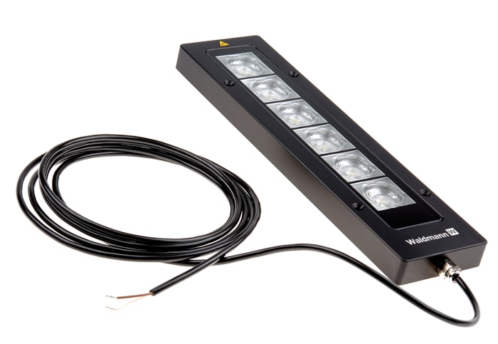 Lampe pour machine-outil LED Waldmann, 10 → 40 V c.c. 13 W, IP67, IPX9K