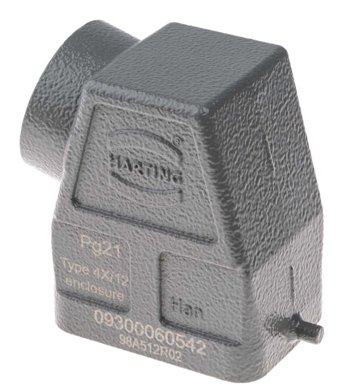HARTING Han B Range Heavy Duty Power Connector Hood 1, 6B