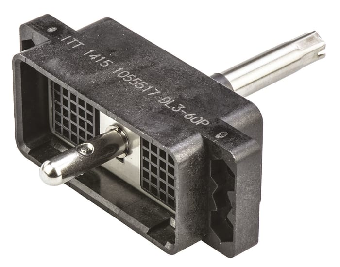 ITT Cannon, DL 2.54mm Pitch Plug Body, Male, Straight, 60 Way