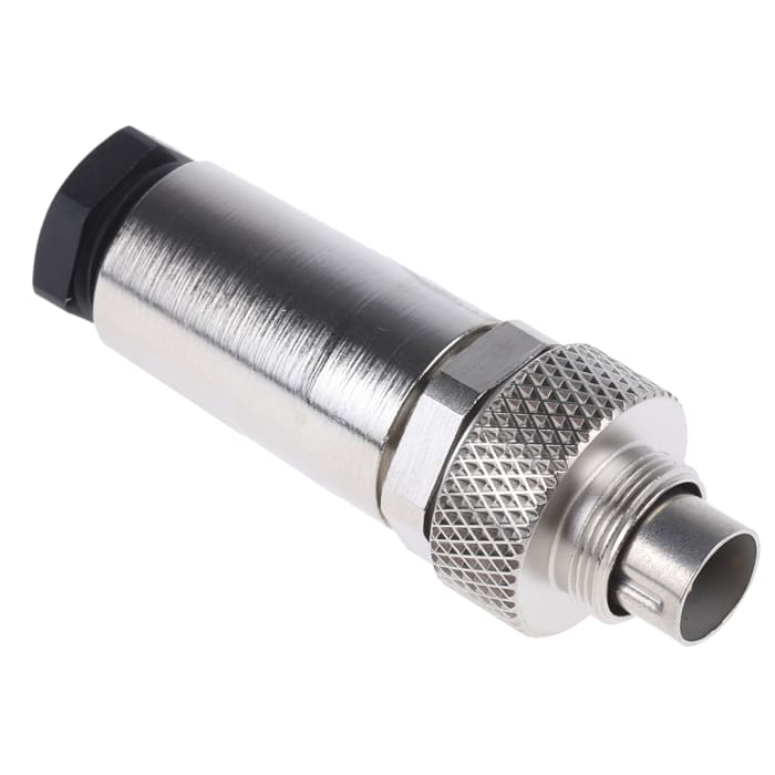 Binder Circular Connector, 5 Contacts, Cable Mount, M9 Connector, Plug, Male, IP67, 712 Series