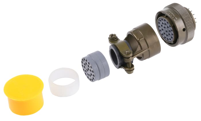 Connecteur cylindrique Mâle, 26 Contacts, Femelle, Souriau Sunbank by Eaton, A souder