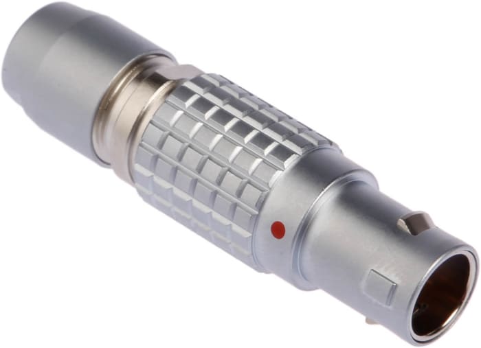 LEMO Circular Connector, 2 Contacts, Cable Mount, Plug, Male, IP50, 1B Series