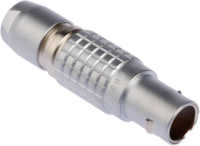 LEMO Circular Connector, 6 Contacts, Cable Mount, Plug, Male, IP50, 1B Series