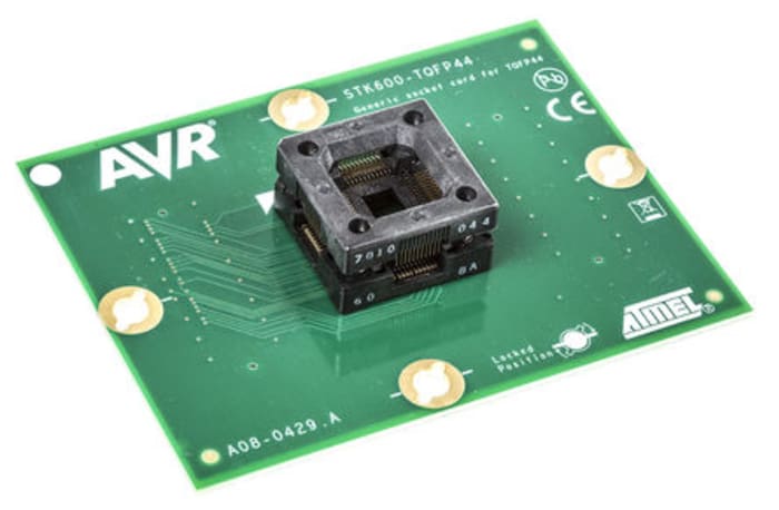Microchip ATSTK600-SC06 Generic socketcard for use with devices in TQFP44 package