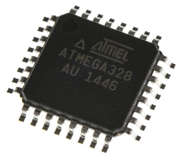Microchip, 8bit AVR, ATmega Microcontroller, 20MHz, 32 kB Flash, 32-Pin TQFP