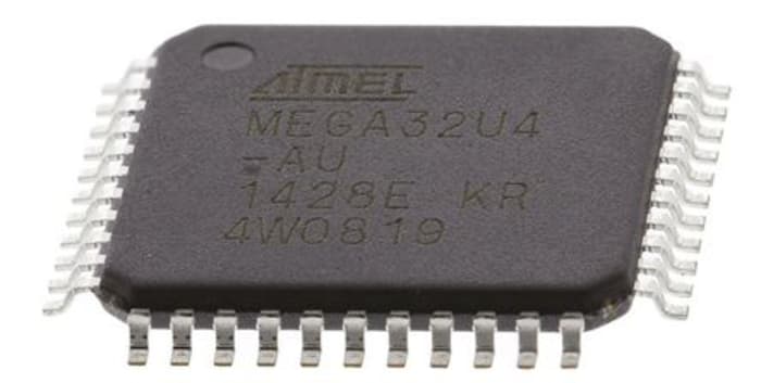 Microchip, 8bit AVR, ATmega Microcontroller, 16MHz, 32 kB Flash, 44-Pin TQFP